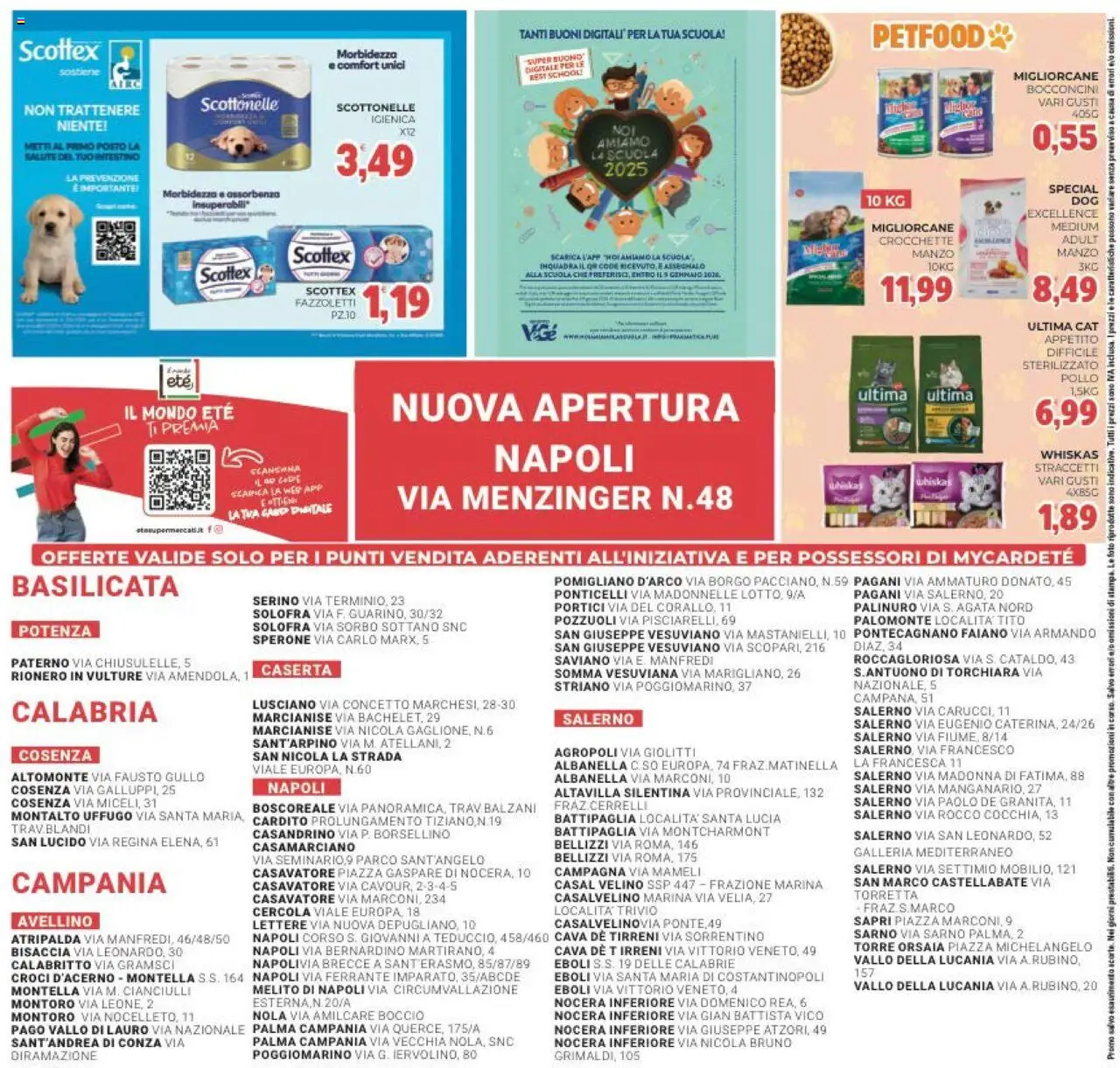 Volantino Eté del 21.10.2025 | Pagina: 24 | Prodotti: Pollo, Manzo, Fazzoletti, Crocchette