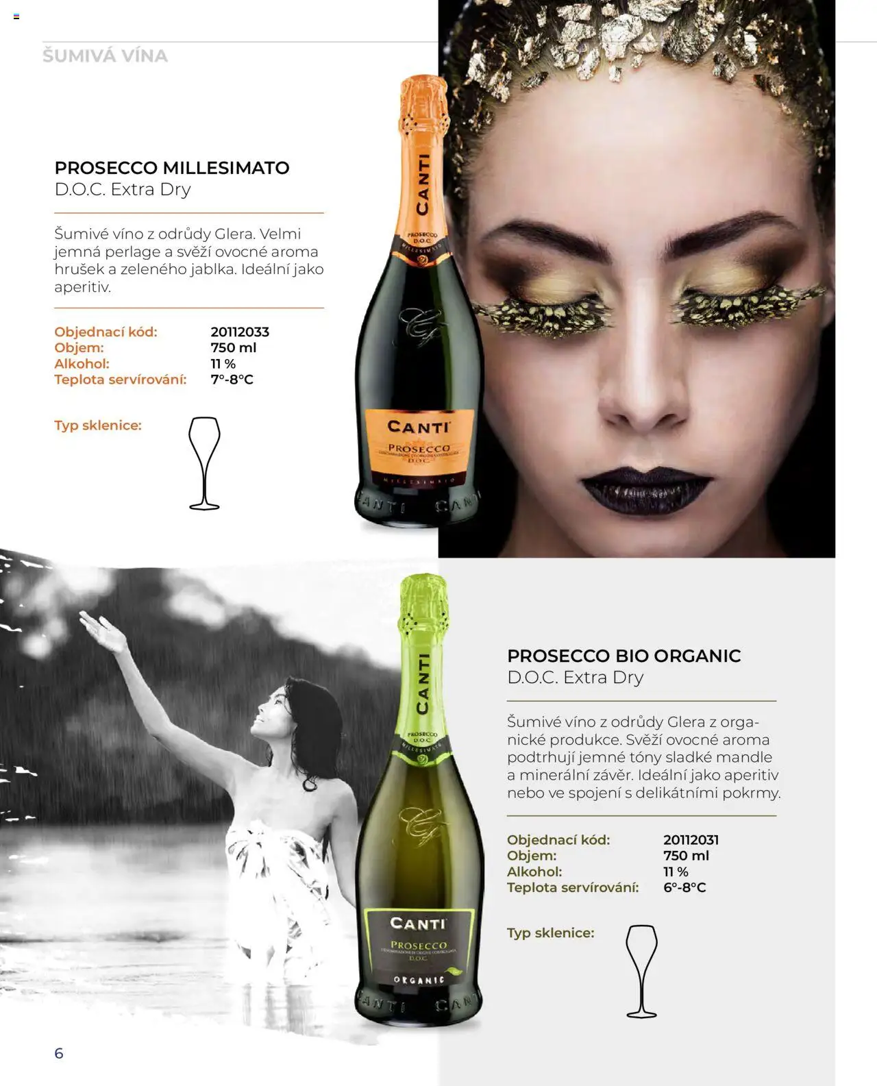 Jip katalog Canti 2024/25 od 30.12.2024 | Strana: 6 | Produkty: Šumivé víno, Víno, Mandle, Sklenice