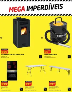 Pré-visualização BricoMarché - Mega Imperdíveis - Vila do Conde válido de 04.12.2025 | Página: 4 | Produtos: Aspirador, Banco, Aspirador de cinzas, Mesa
