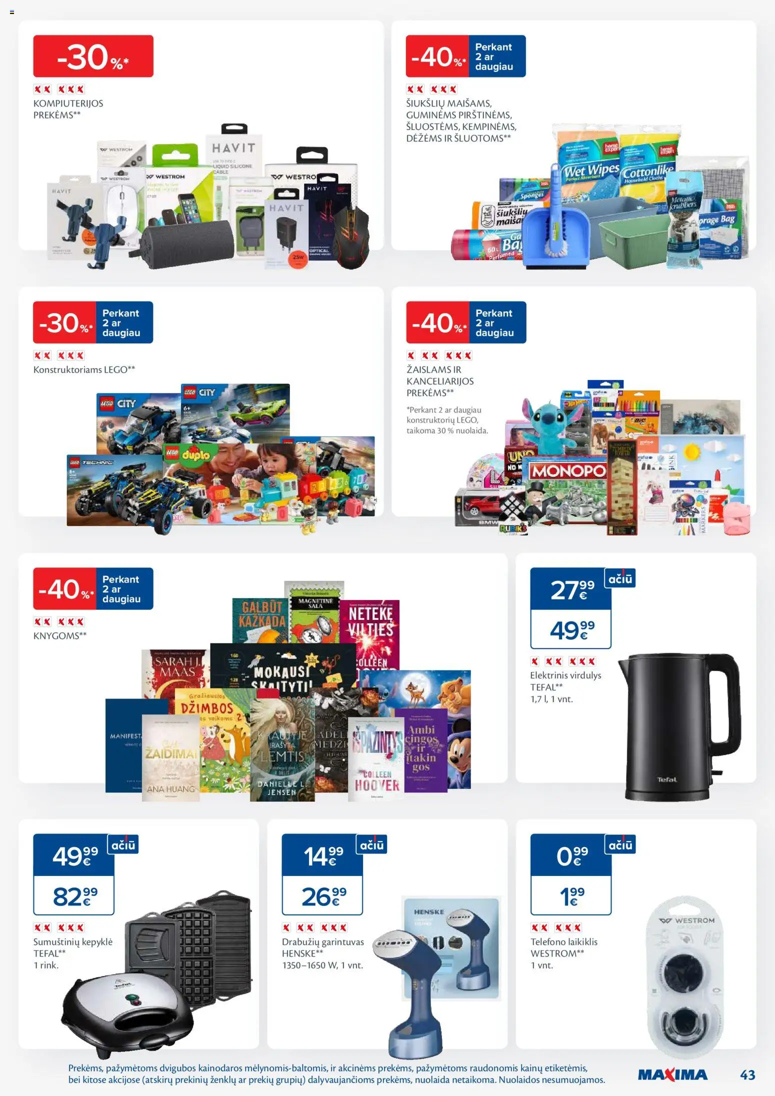 MAXIMA akcijos nuo 20.01.2026 | Puslapis: 43 | Prekių: Virdulys