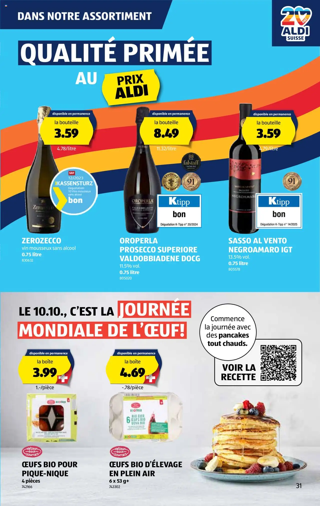 Aldi Aktionen FR – gültig ab 09.10.2025 | Seite: 32 | Produkte: Eier
