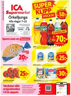 ICA Supermarket - Örkelljunga - Förhandsvisning av reklamblad från butik ICA Supermarket aktuell från 11.08.2025