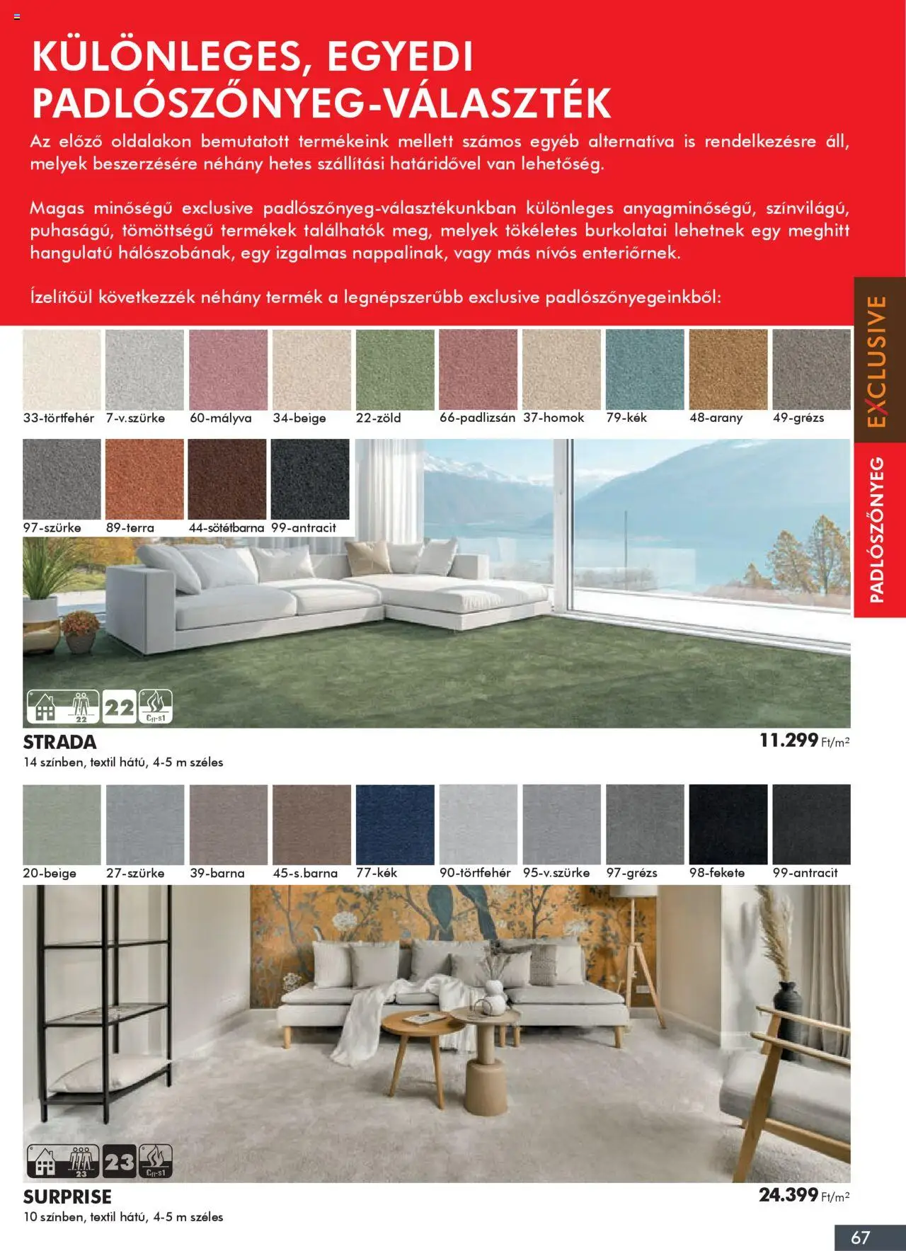 Diego akciós ujság - amely érvényes a következő dátumtól: 02.10.2025 | Oldal: 67 | Termékek: Padlószőnyeg