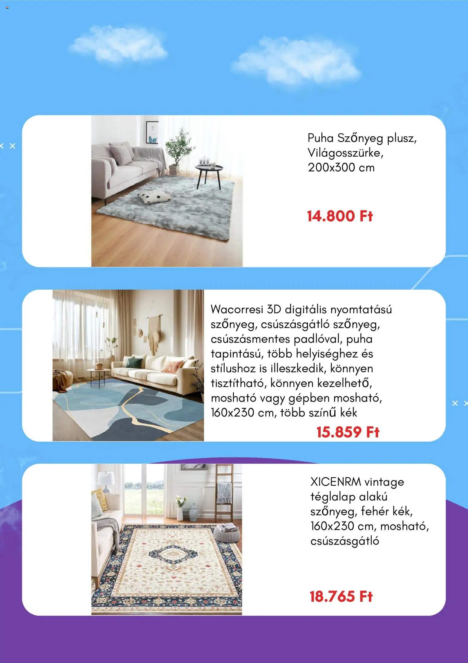 eMAG akciós ujság - amely érvényes a következő dátumtól: 14.04.2026 | Oldal: 4 | Termékek: Szőnyeg