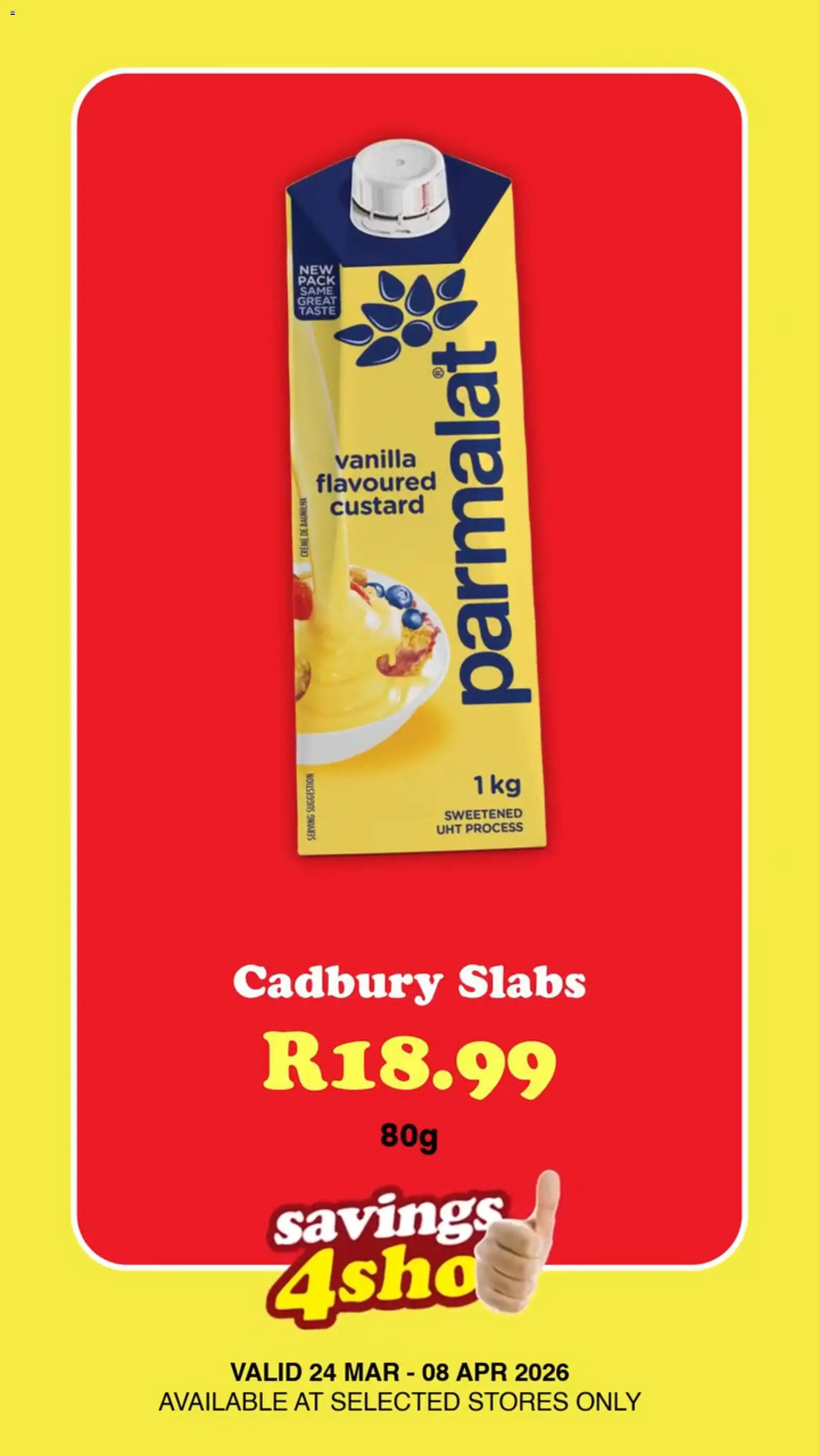 New Check Save catalogue – valid from 24.03.2026 | Page: 6 | Products: Custard