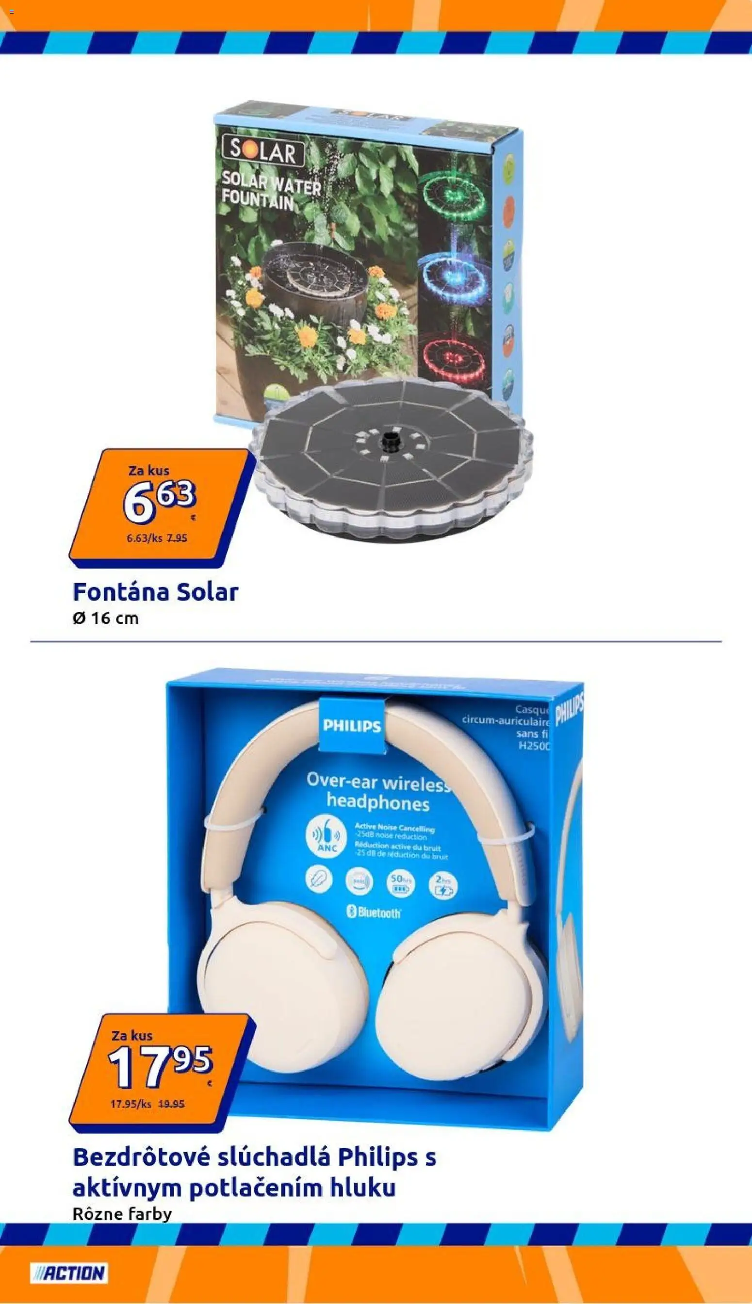 Nové Action akcie – leták je platný od 29.04.2026 | Strana: 15 | Produkty: Slúchadlá, Bluetooth, Bezdrôtové slúchadlá