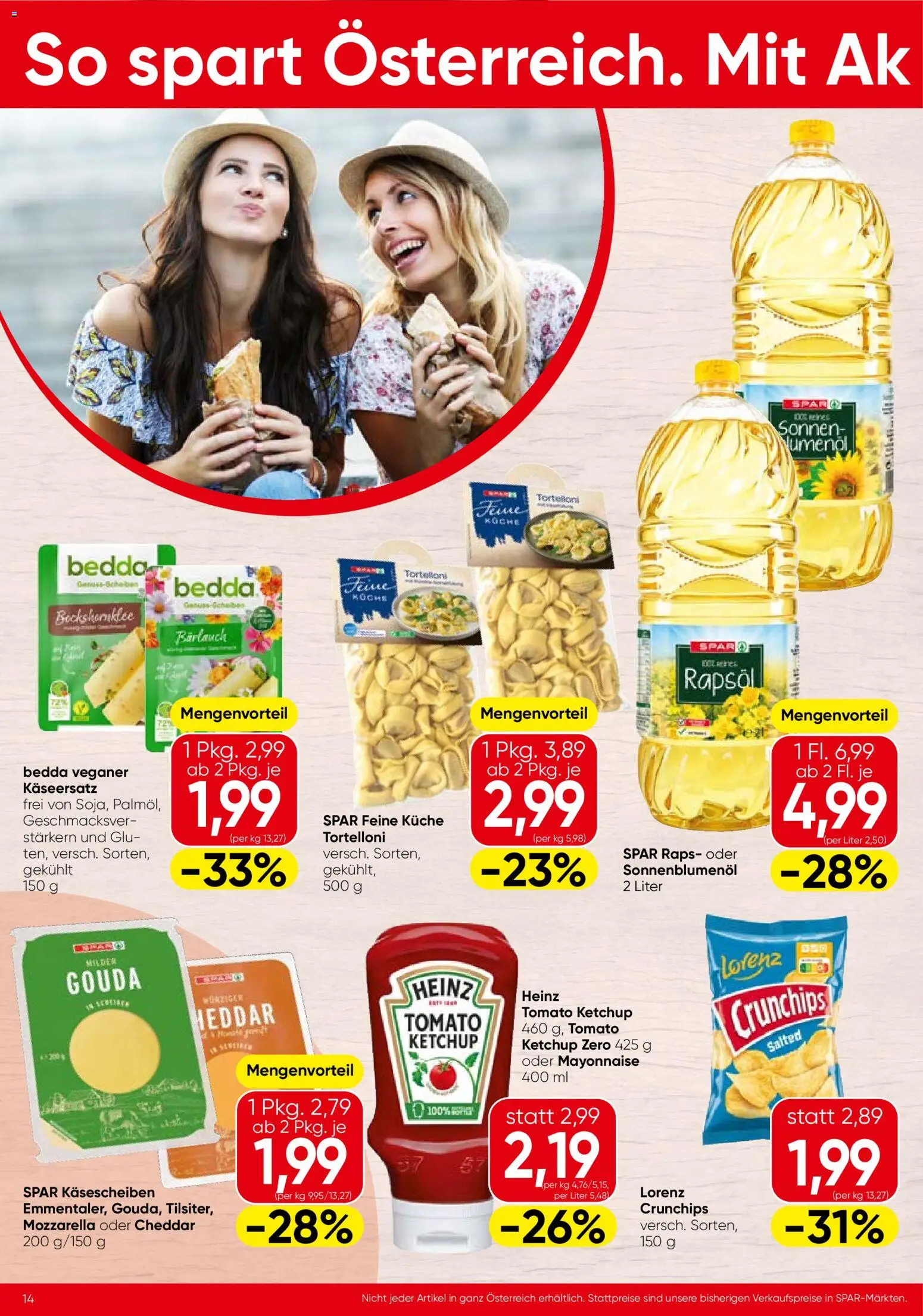 Spar Flugblatt - Niederösterreich gültig ab 16.04.2026 | Seite: 14 | Produkte: Ketchup, Mayonnaise