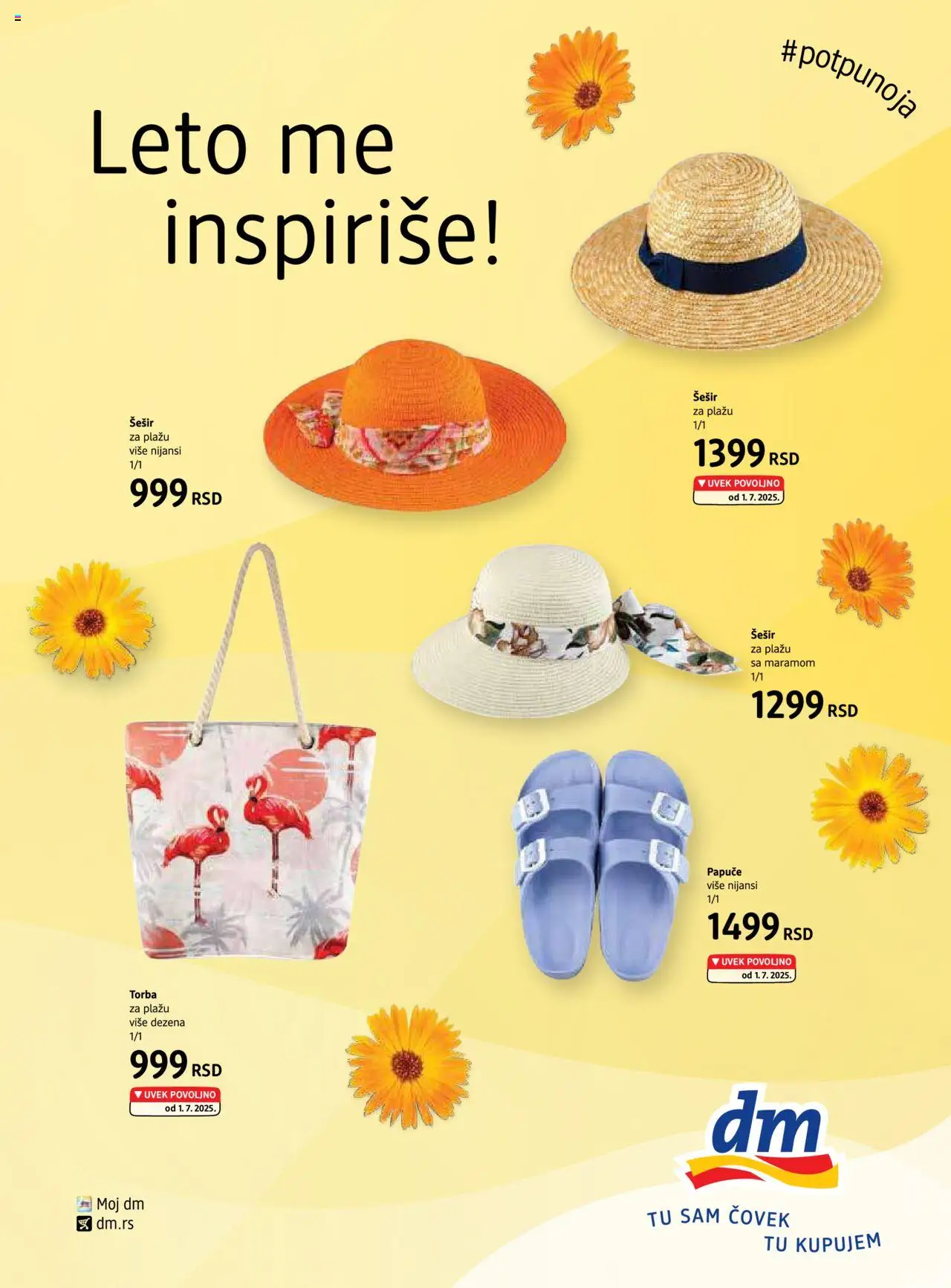 DM Drogerie katalog - važi od 05.08.2025 | Strana: 11 | Proizvode: Papuče, Torba