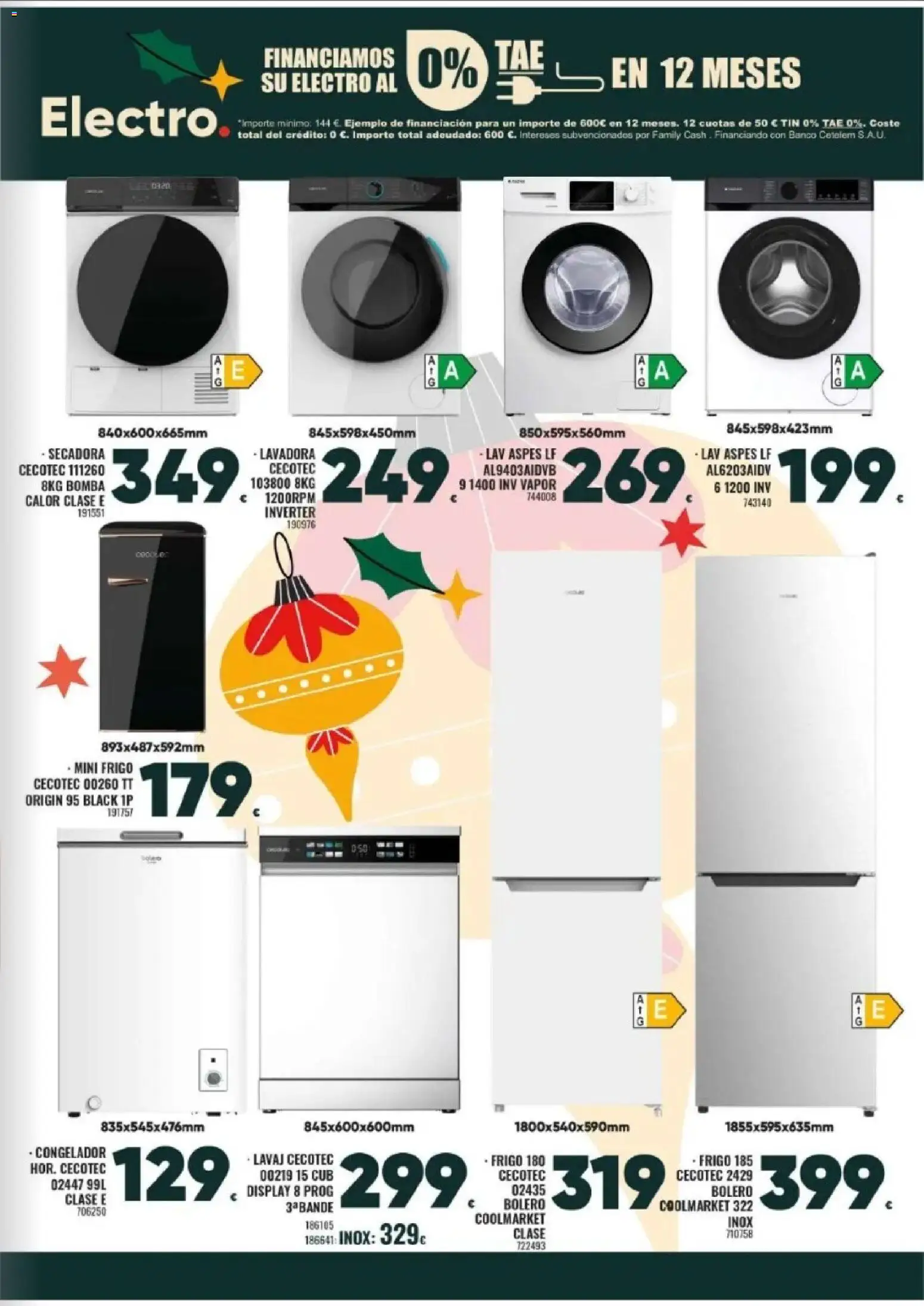 Family Cash folleto │ válido desde el 11.12.2025 | Página: 29 | Productos: Congelador, Lavadora, Secadora