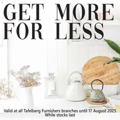 Preview of Tafelberg Furnishers specials valid from 08.08.2025