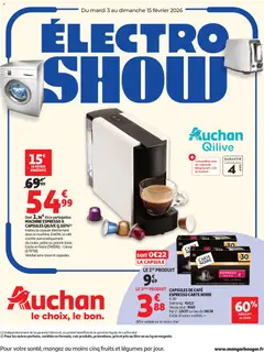 Auchan - ElectroShow hypermarchés - Voorbeeld van een folder van Auchan, geldig van 03.02.2026