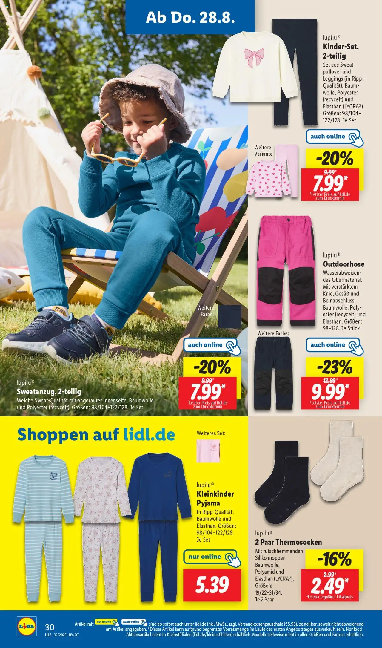 Lidl Prospekt Grimma 	 - gültig ab dem 25.08.2025 | Seite: 18 | Produkte: Pullover, Pyjama, Leggings