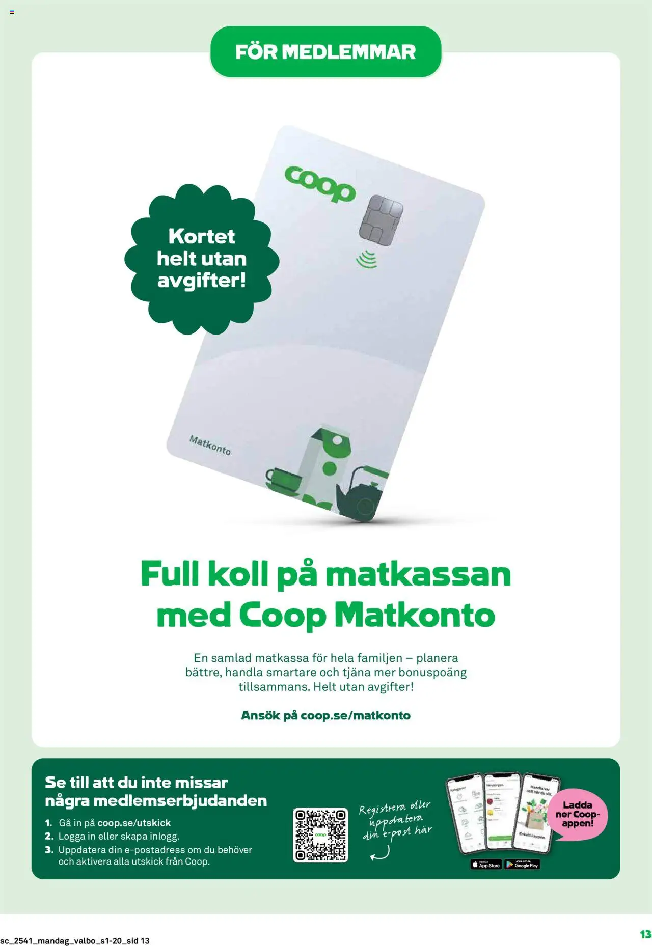 Coop Forum reklamblad aktuell från 06.10.2025 | Sida: 13