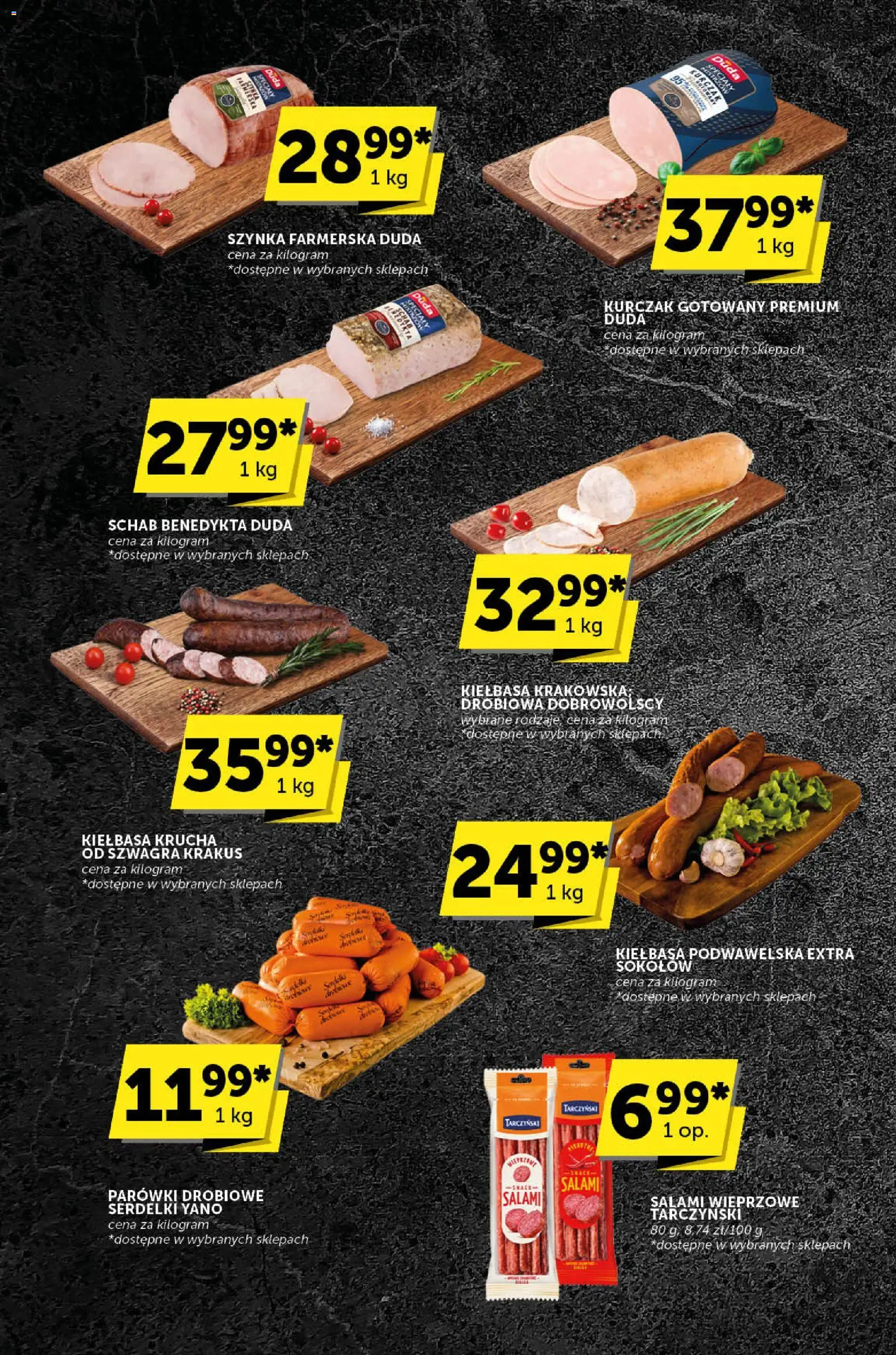Groszek Gazetka - Katalog od 19.02.2026 | Strona: 7 | Produkty: Schab, Szynka, Kiełbasa podwawelska, Salami