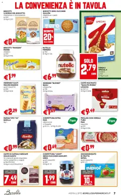 Volantino Borello Supermercati del 24.07.2025 | Pagina: 7