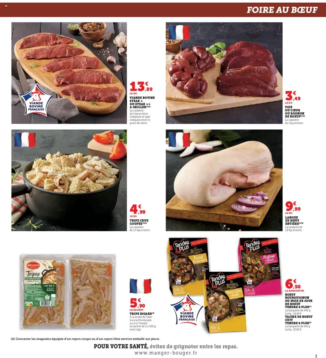 {H1} | Page: 3 | Produits: Tajine, Joue de bœuf, Viande, Viande bovine