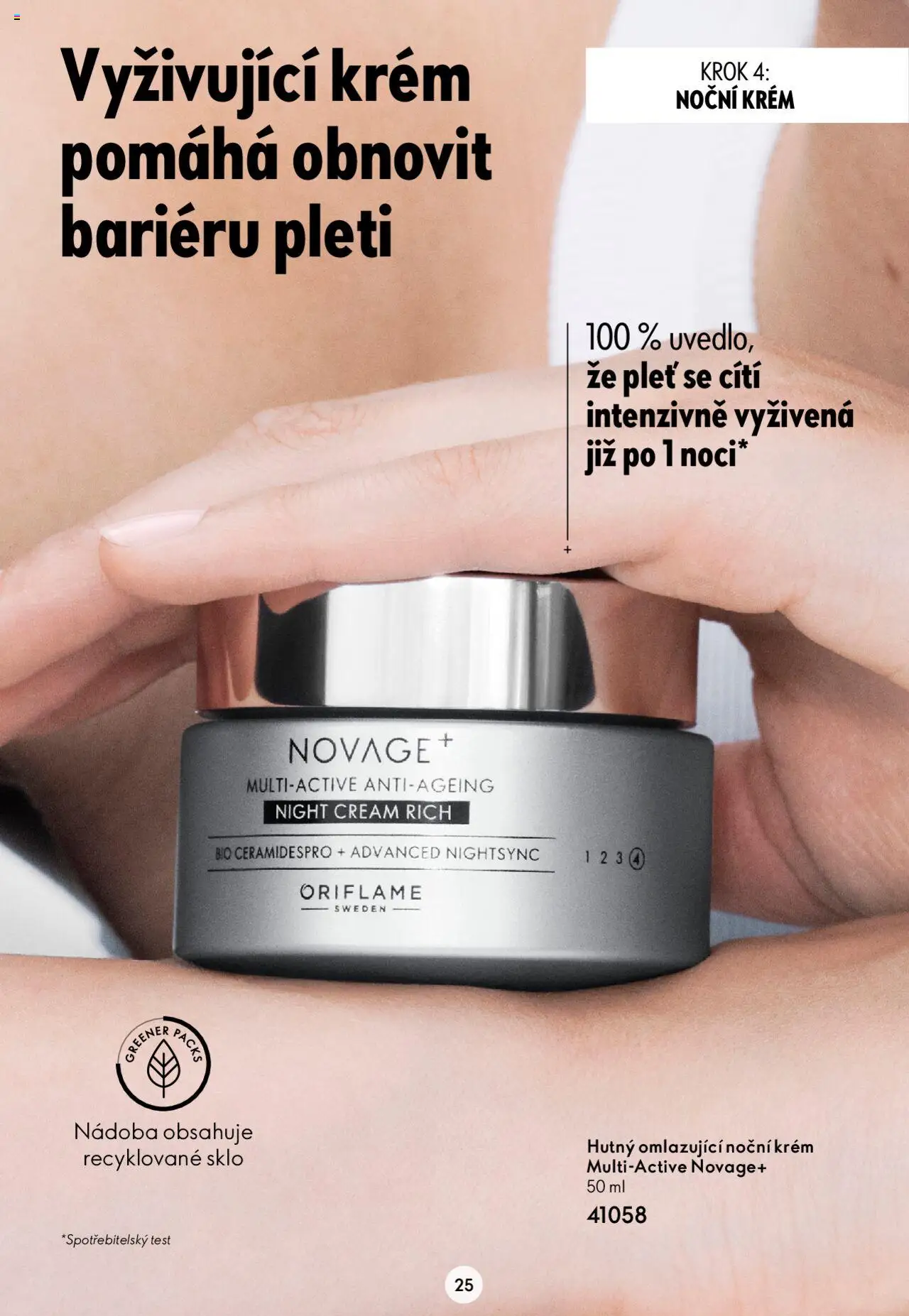 Oriflame katalog Novage+ od 23.04.2024 | Strana: 25 | Produkty: Krém