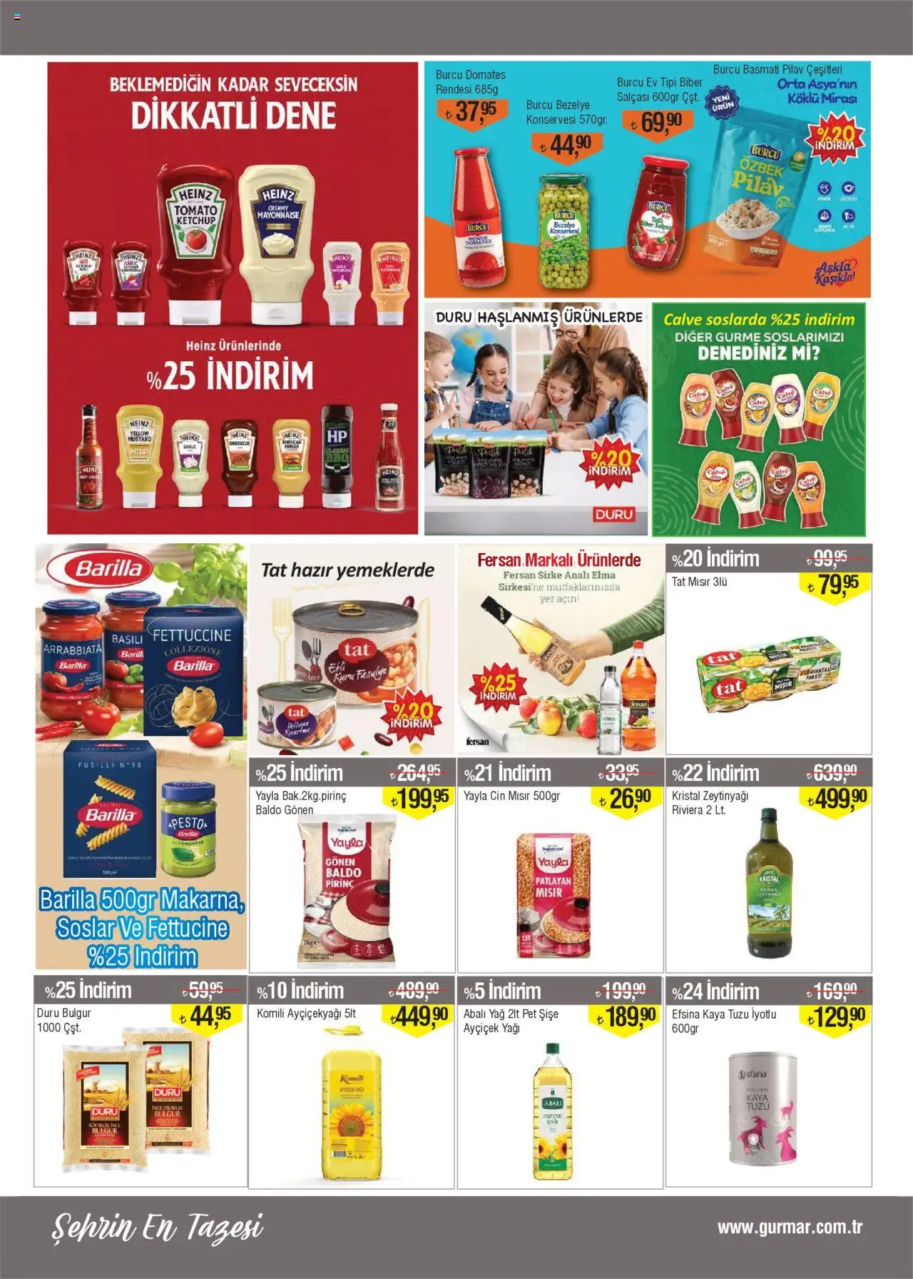 Gürmar Katalog - 01.10.2025 tarihinden itibaren geçerlidir | Sayfa: 7 | Ürünler: Domates, Pilav, Biber, Bezelye