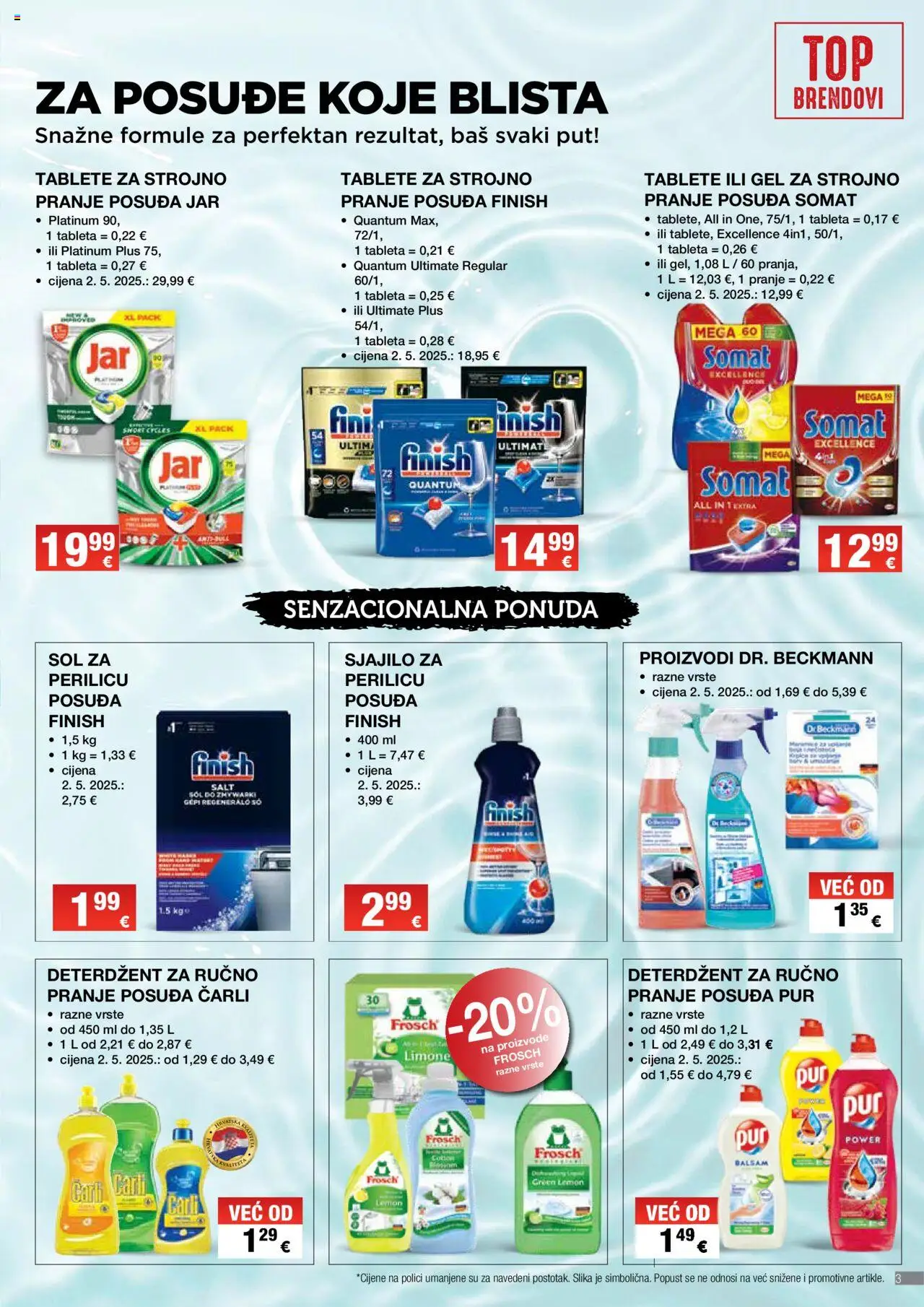 Spar katalog | vrijedi od 23.10.2025 | Stranica: 3 | Proizvodi: Deterdžent, Sol, Jar, Somat