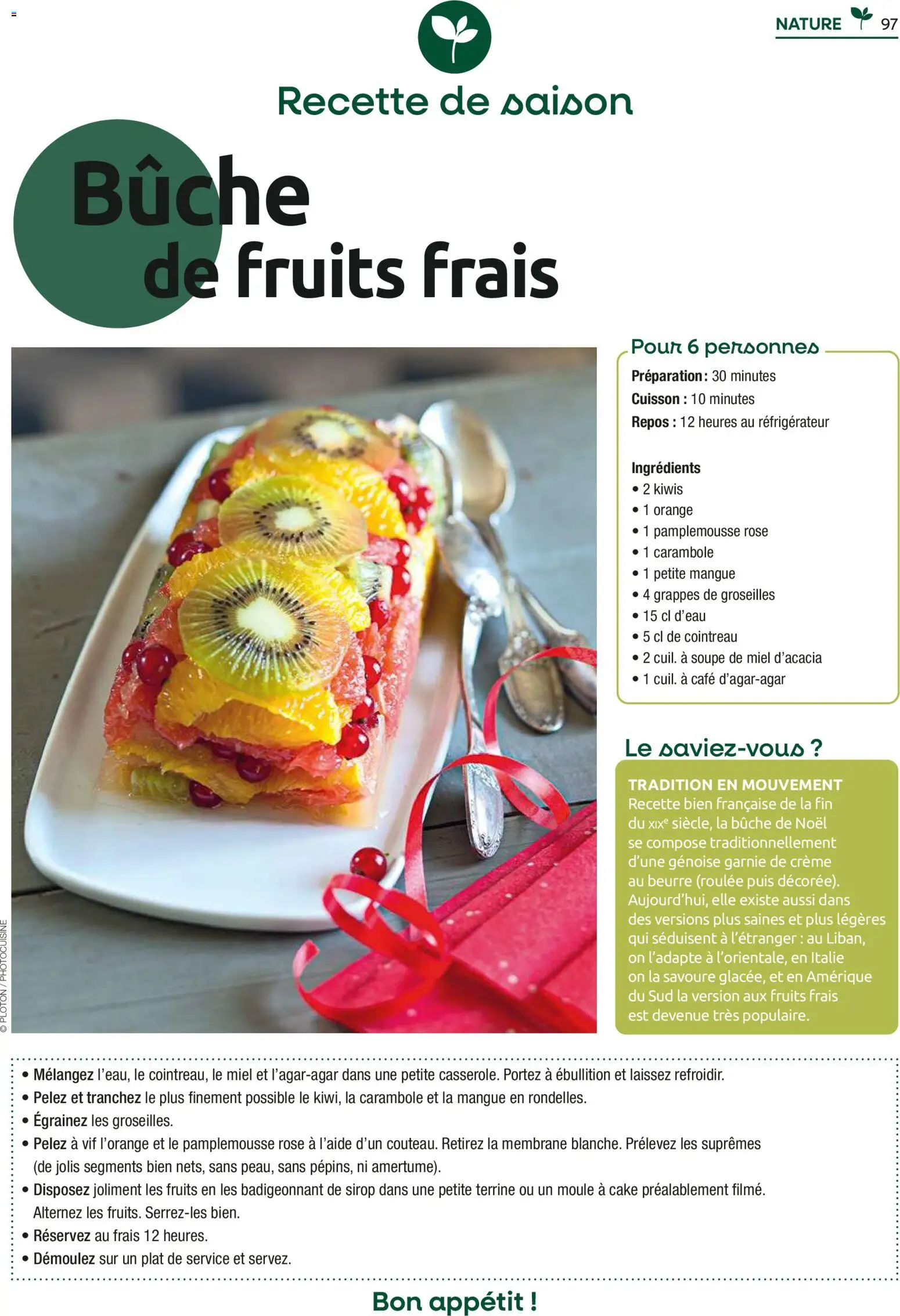 {H1} | Page: 97 | Produits: Soupe, Cointreau, Orange, Réfrigérateur