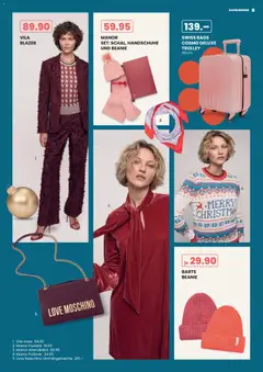 Manor Aktionen Frohes Fest für Grosse Kinder ab 06.11.2025 gültig | Seite: 5 | Produkte: Pullover, Handschuhe, Blazer, Abendkleid