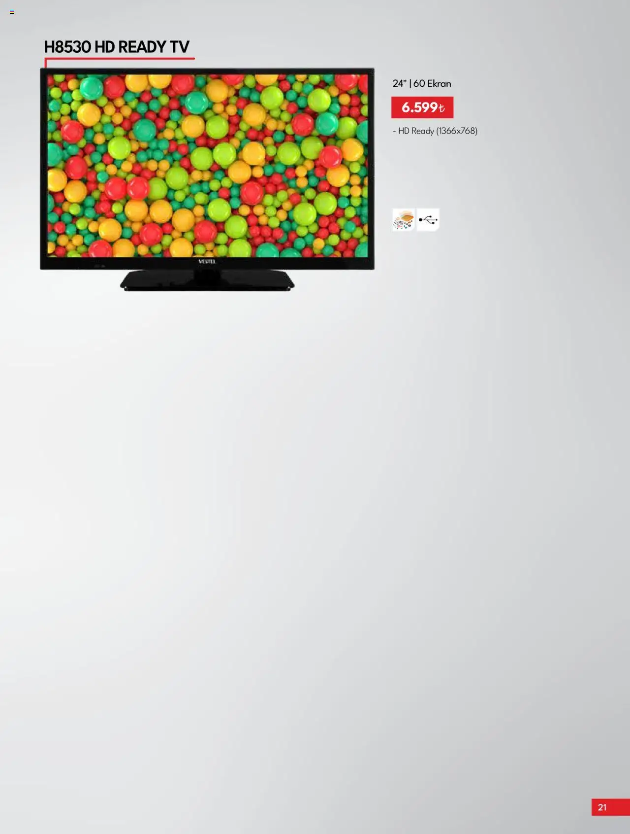 Vestel Elektronik  Fiyat Listes  - 22.05.2025 tarihinden itibaren geçerlidir | Sayfa: 21 | Ürünler: TV