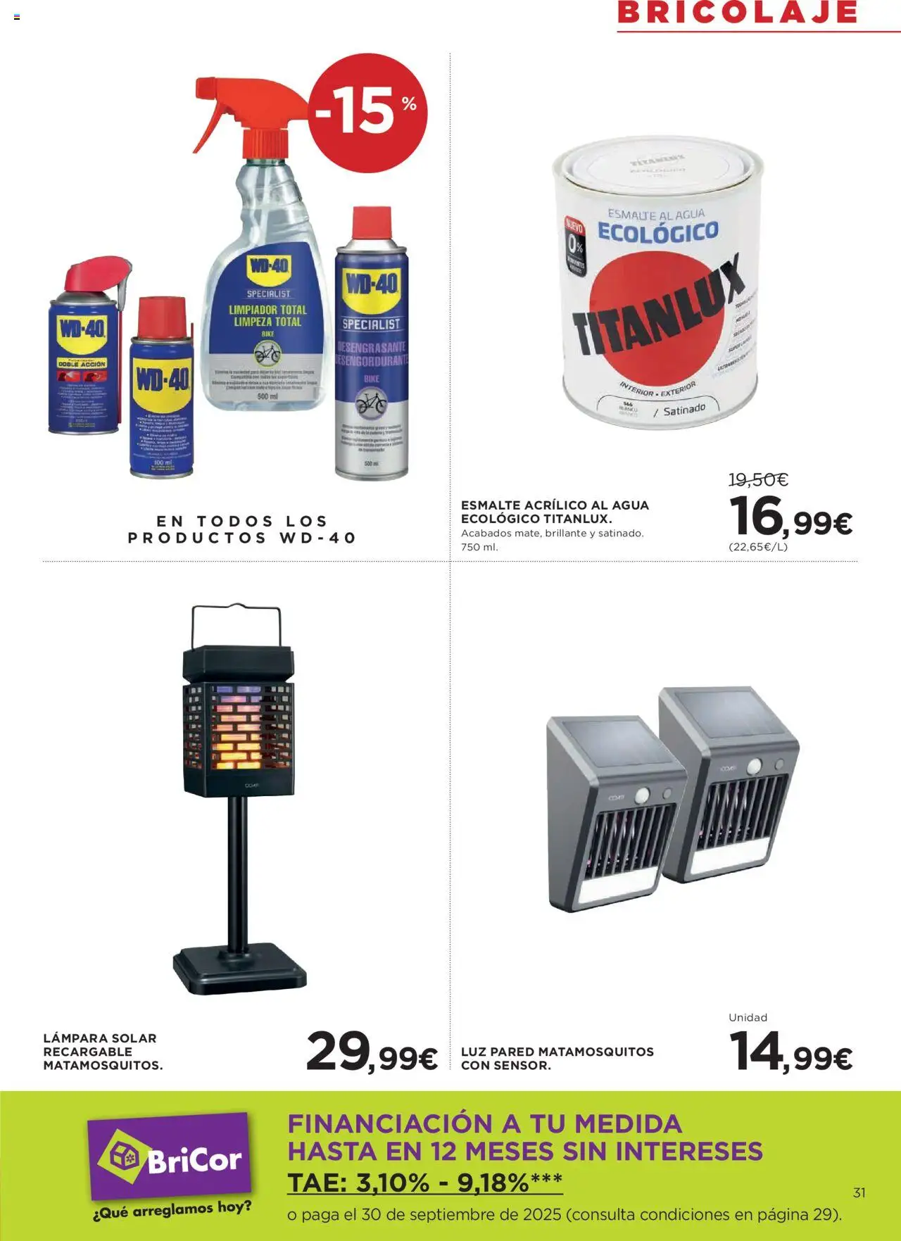Hipercor catálogo │ válido desde el 14.08.2025 | Página: 35 | Productos: Lámpara