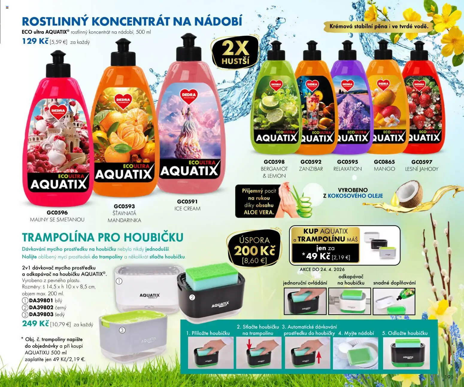 Nové Dedra akcie – leták je platný od 01.02.2026 | Strana: 91 | Produkty: Trampolína, Jahody, Mango, Maliny