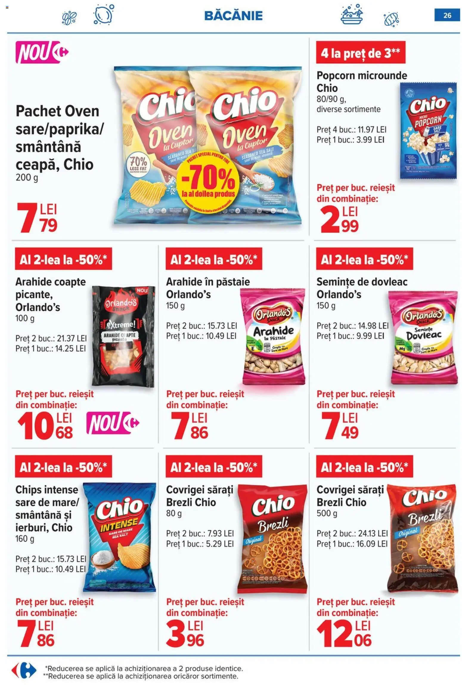 Noul catalog Carrefour – valabil de la 29.04.2026 | Pagină: 27 | Produse: Dovleac, Cuptor, Semințe, Sare