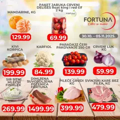 Fortuna Market nedelna ponuda - pregled Fortuna Market kataloga - važi od 30.10.2025