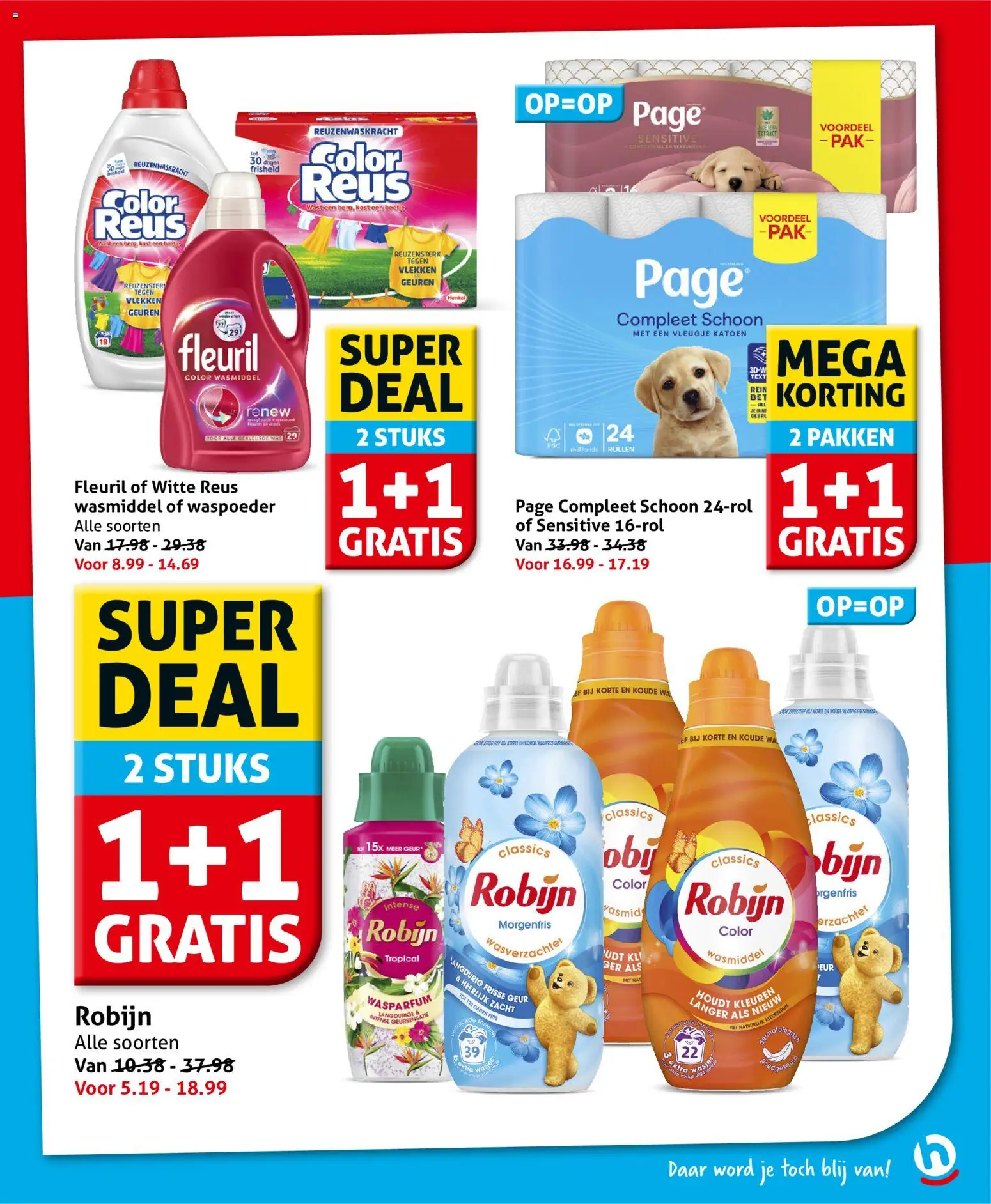 {H1} | Pagina: 25 | Producten: Wasverzachter, Robijn, Geuren, Geur