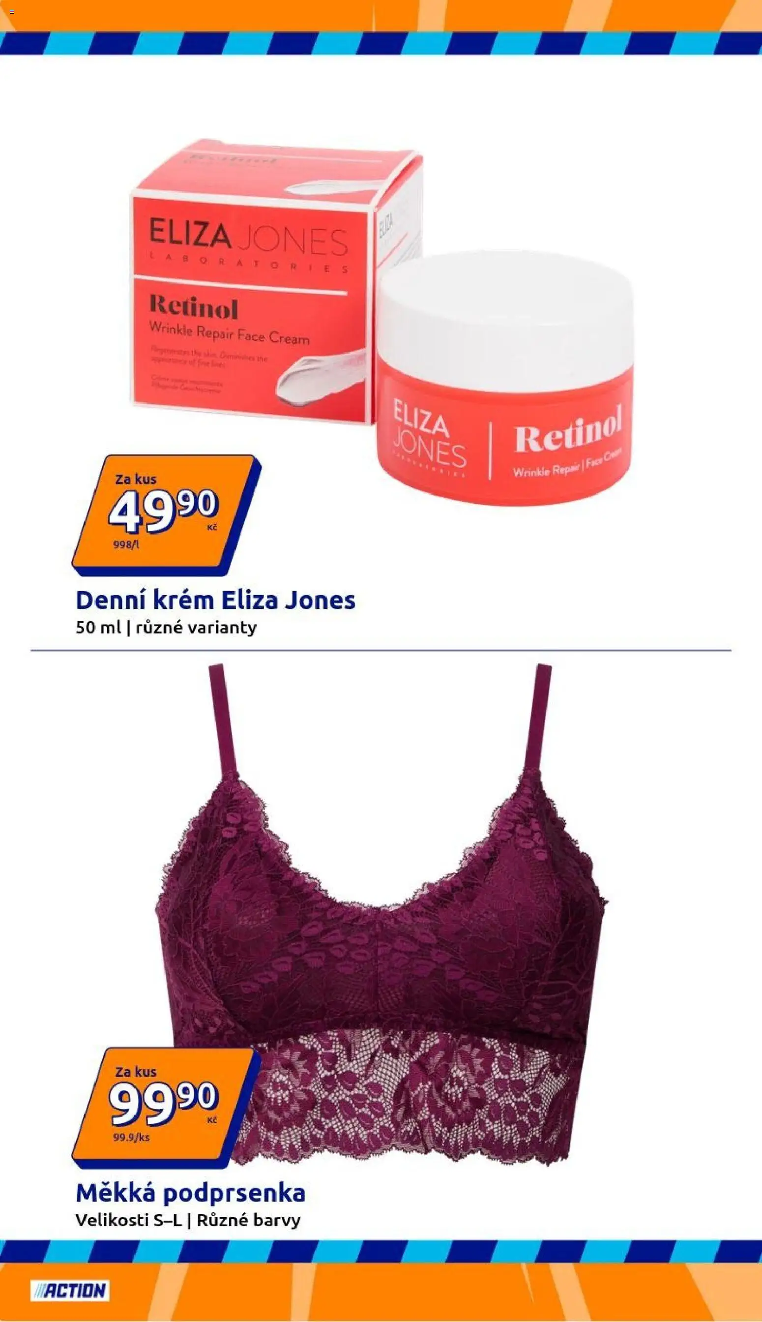 Action leták od 29.04.2026 | Strana: 22 | Produkty: Podprsenka, Krém, Barvy