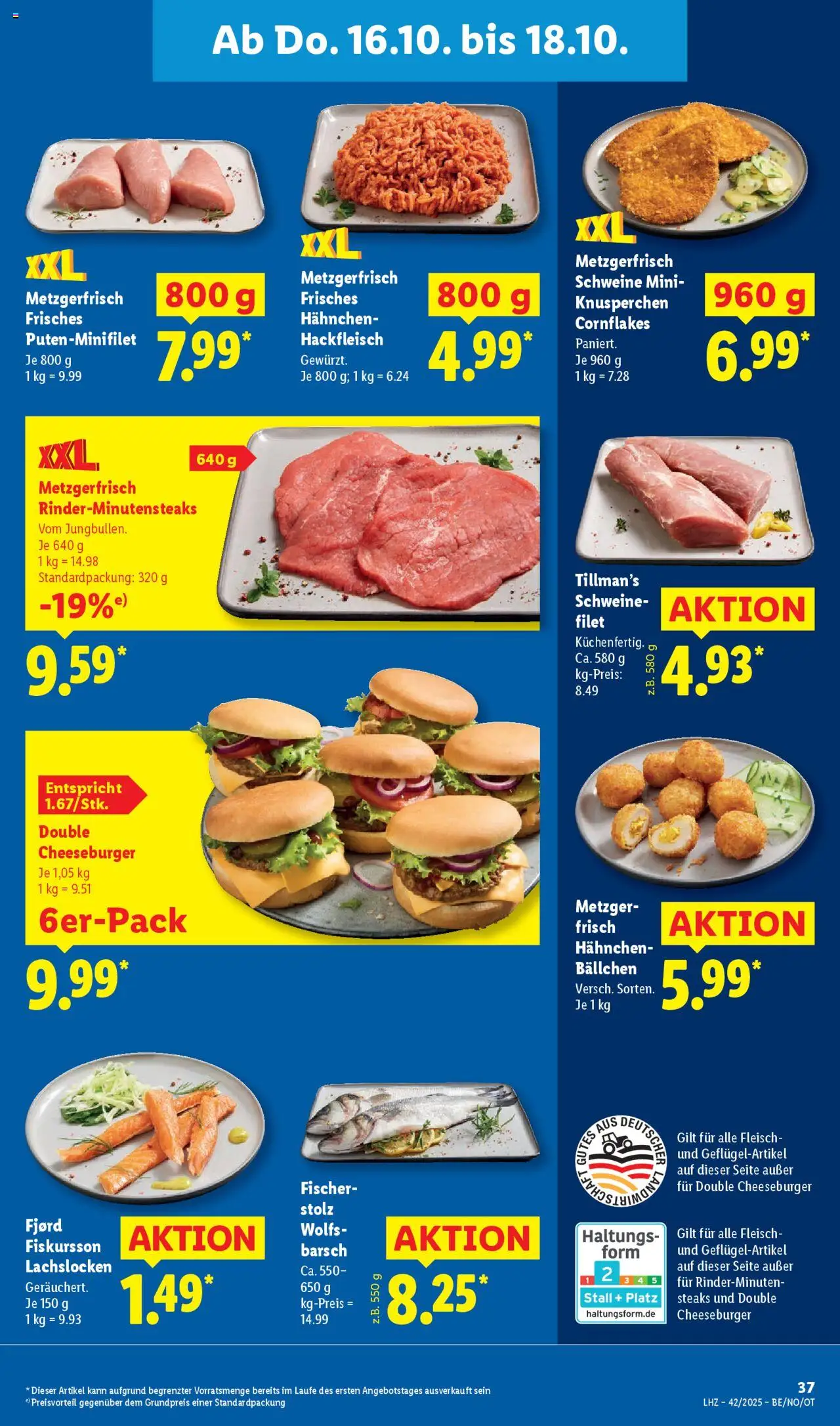 Lidl Prospekt Grimma – gültig ab 13.10.2025 | Seite: 59 | Produkte: Hahnchen, Fleisch, Hackfleisch