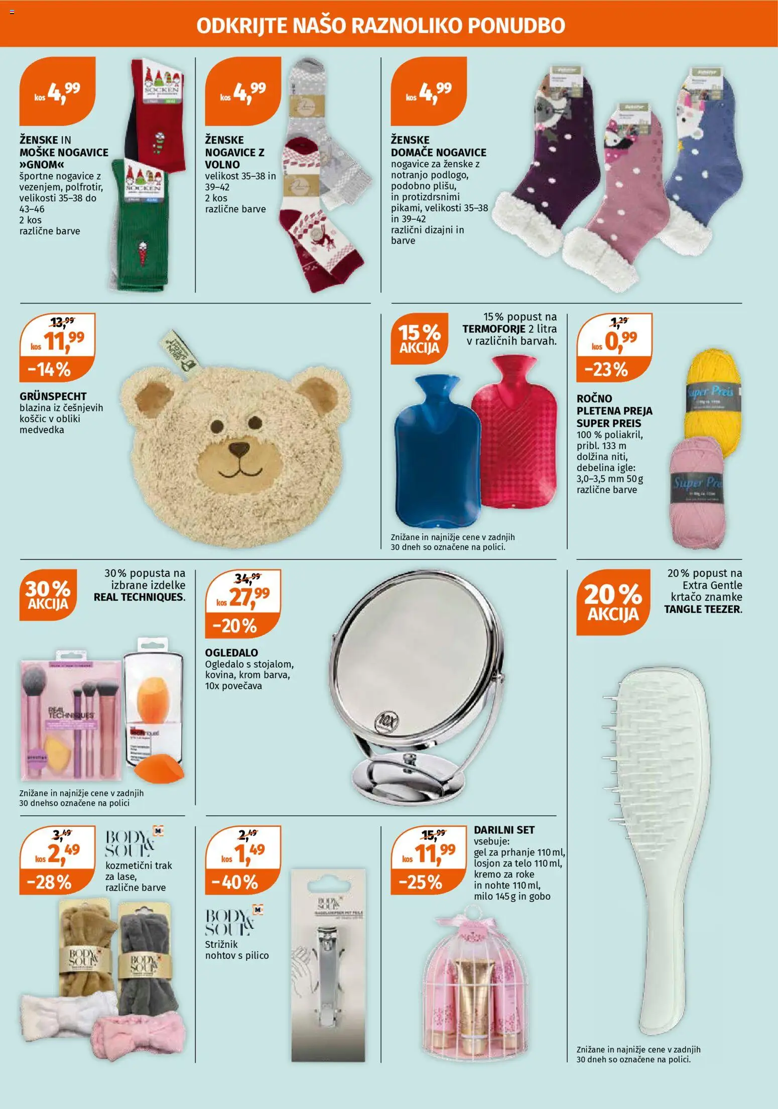 Novi Müller katalog ponudbe – veljaven od 10.11.2025 | Stran: 20 | Izdelki: Gel za prhanje, Blazina, Milo, Strižnik