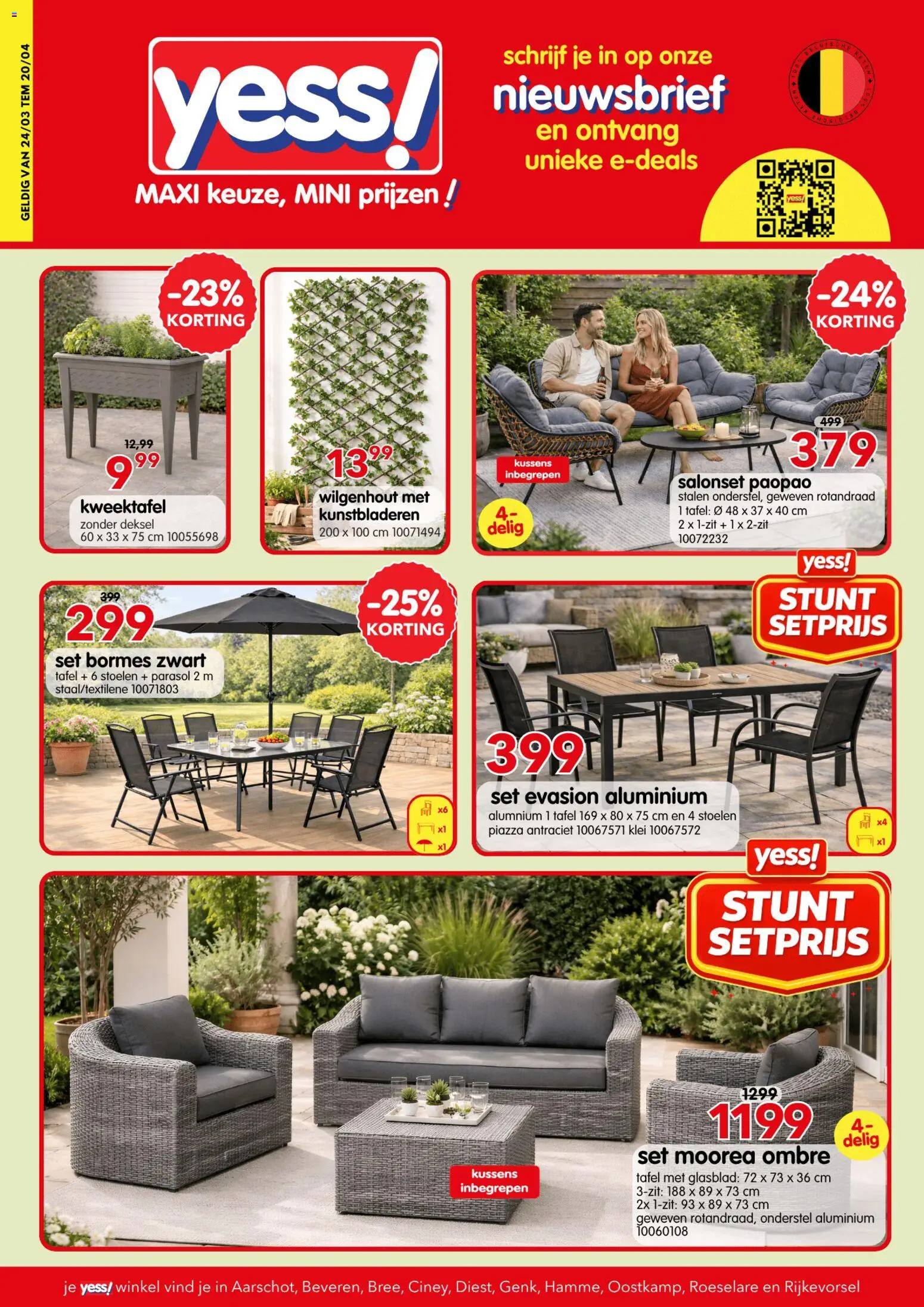 {H1} | Pagina: 1 | Producten: Klei, Kussens, Tafel