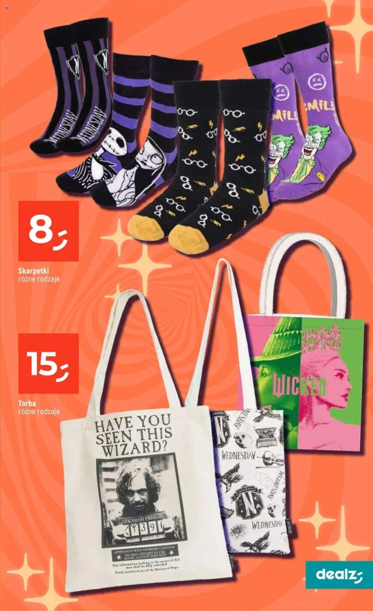 Dealz Gazetka - Upiornie niskie ceny od 11.09.2025 | Strona: 29 | Produkty: Skarpetki, Torba