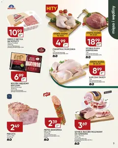 Pogląd oferty "Chata Polska Gazetka" - ważna od 15.01.2026 | Strona: 3 | Produkty: Mięso z indyka, Boczek wędzony, Boczek, Kotlety