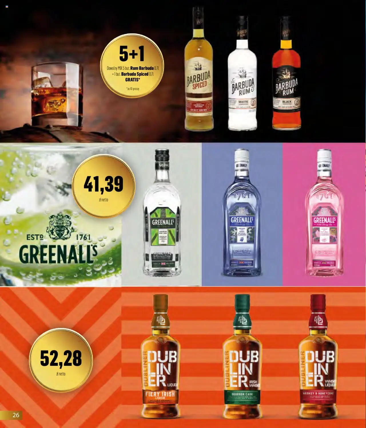 Eurocash Gazetka - Horeca od 01.08.2025 | Strona: 26 | Produkty: Rum