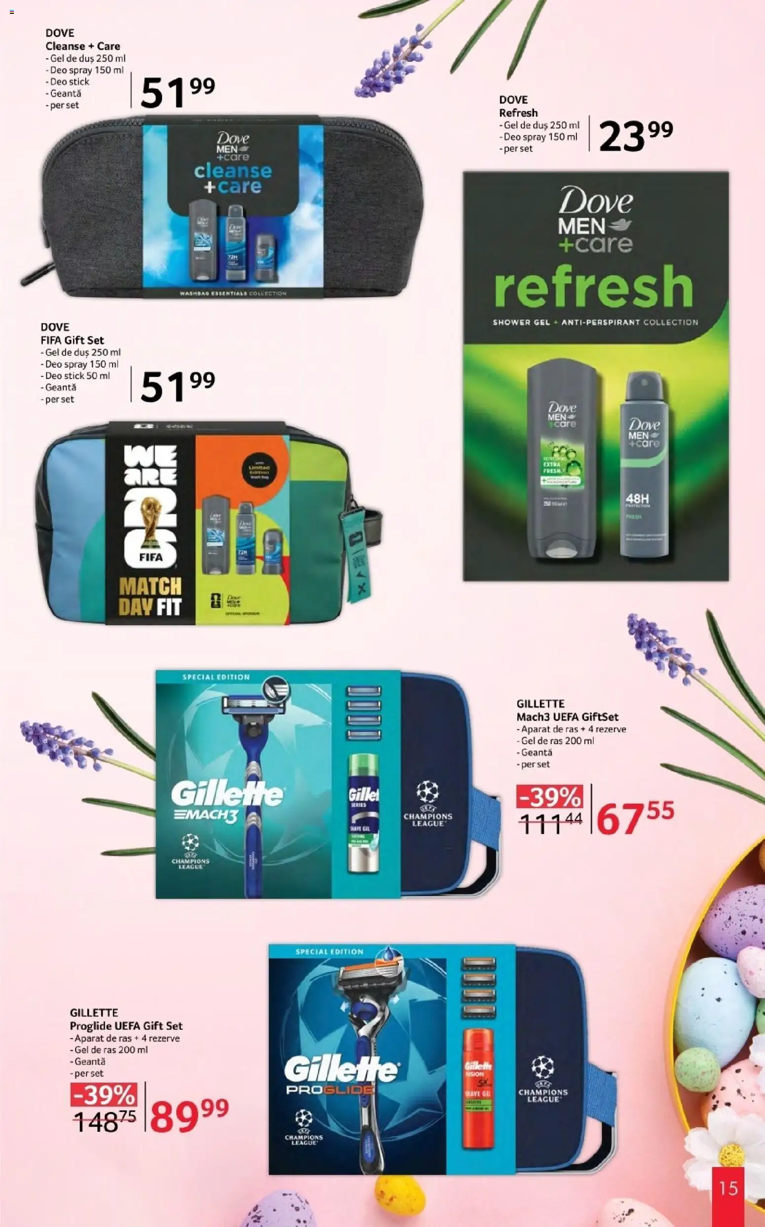 Noul catalog Selgros – valabil de la 20.03.2026 | Pagină: 15 | Produse: Gel de ras, Duș, Gel de duș, Antiperspirant