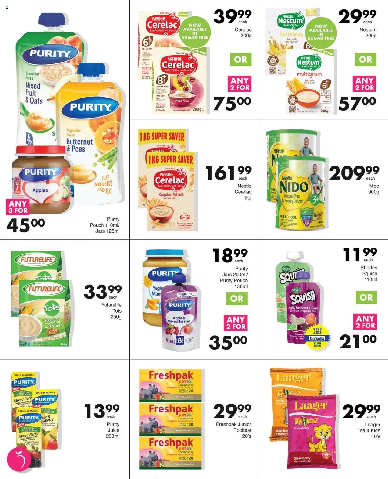 Save Specials │ valid from 14.08.2025 | Page: 54 | Products: Milk, Oats, Water, Fruit
