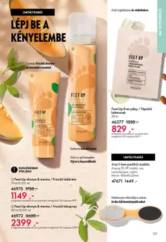 Katalógus Oriflame 2025/14 - amely érvényes a következő dátumtól: 01.10.2025 | Oldal: 137