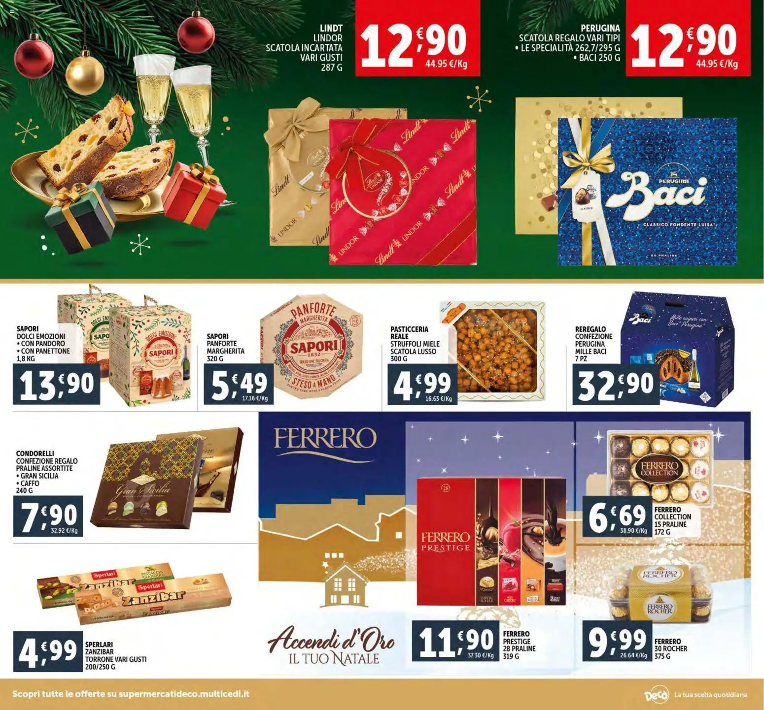 Volantino Decò del 15.12.2025 | Pagina: 4 | Prodotti: Pandoro, The, Miele, Scatola