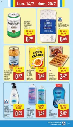 Aldi folleto Canarias │ válido desde el 14.07.2025 | Página: 11 | Productos: Copos, Suavizante, Horno, Peso