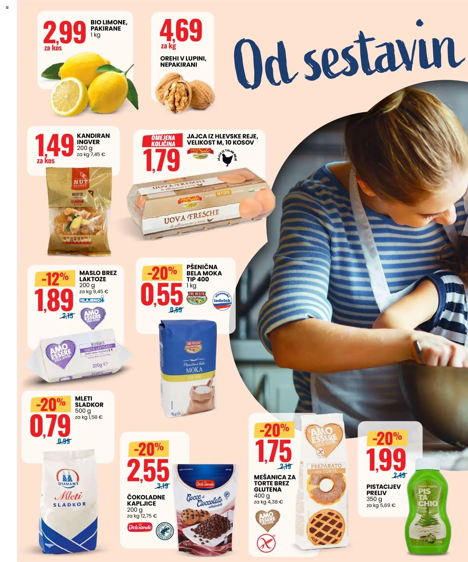 Novi Eurospin katalog ponudbe – veljaven od 30.10.2025 | Stran: 4 | Izdelki: Βαλσάμικο ξύδι, Maslo, Jajca, Sladkor