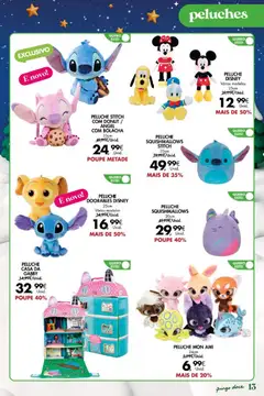 Pré-visualização Pingo Doce - Brinquedos Natal Açores  válido de 04.12.2025 | Página: 13 | Produtos: Peluches