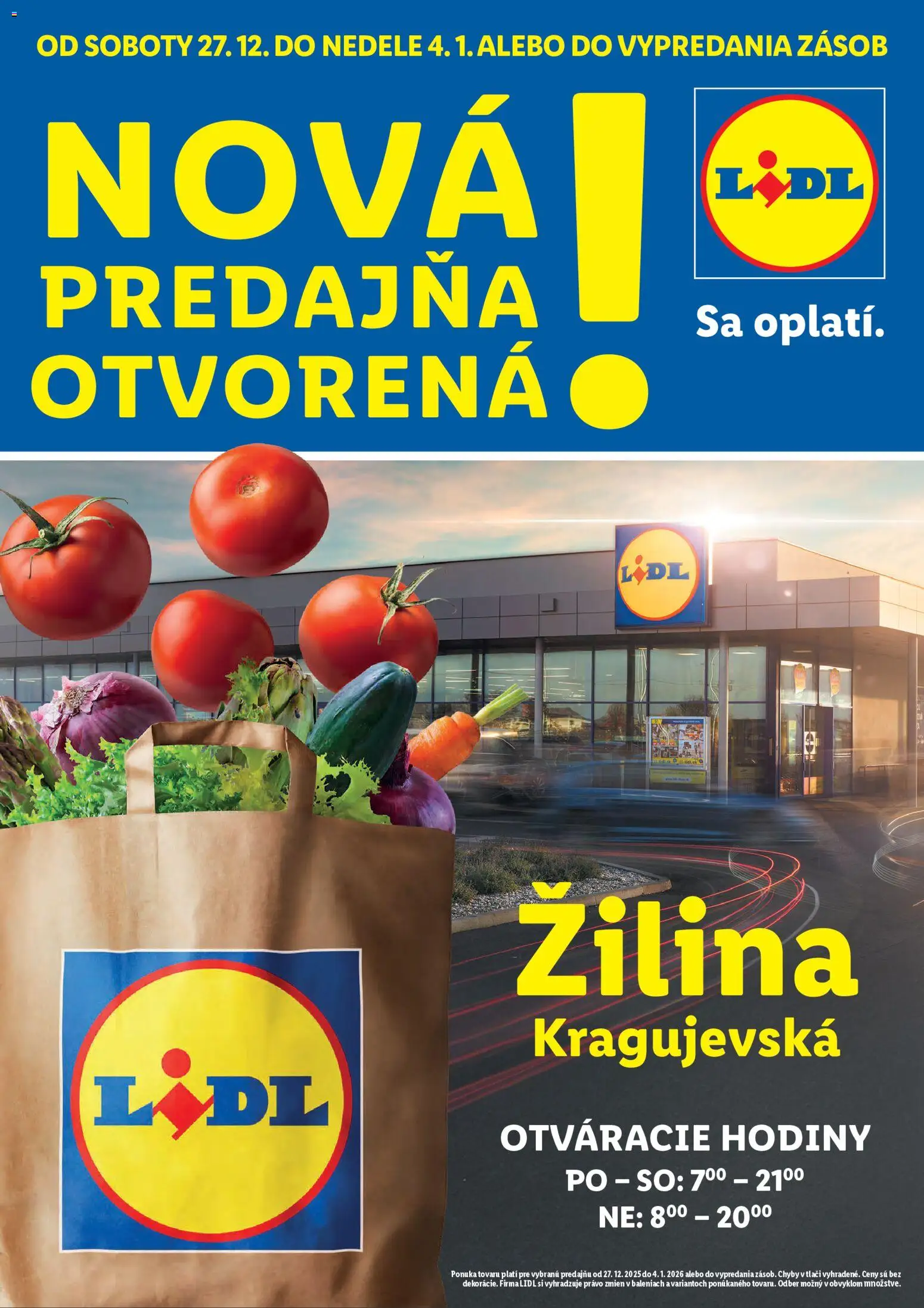 Nové Lidl akcie – leták je platný od 27.12.2025 | Strana: 1 | Produkty: Hodiny