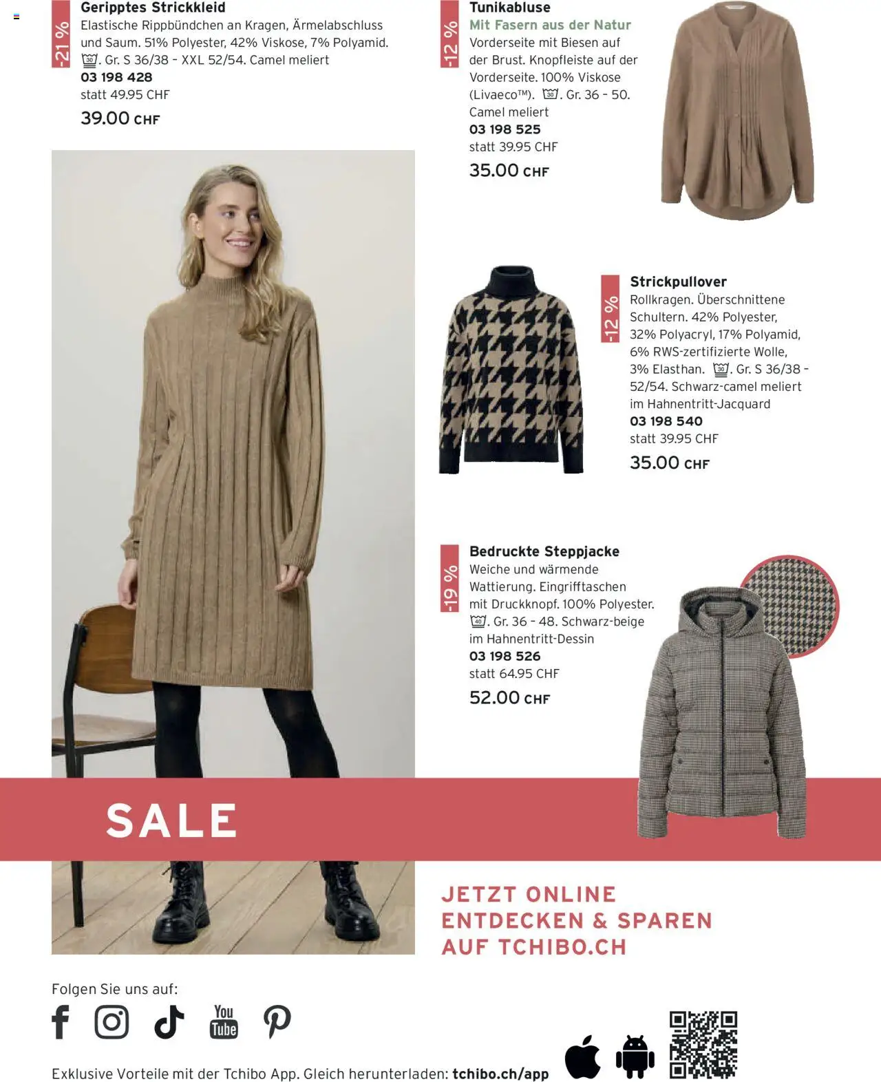 Tchibo Aktionen Herbst – gültig ab 24.09.2025 | Seite: 154 | Produkte: Steppjacke
