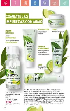 Oriflame - Catálogo Campaña 10 │ válido desde el 13.07.2025 | Página: 102 | Productos: Lima, Té, Γαύρος, Toner