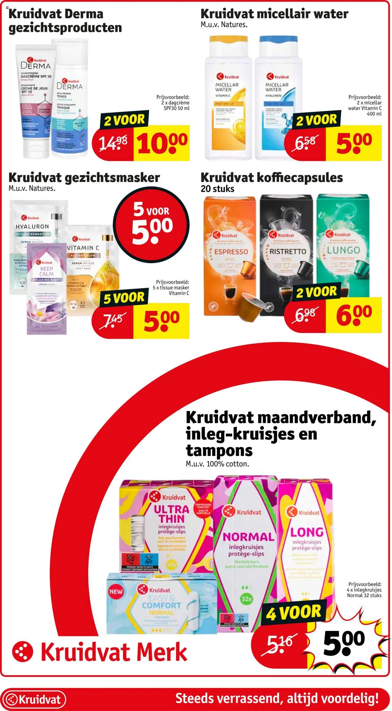  | Pagina: 32 | Producten: Bébipulyka, Tampons, Masker, Koffiecapsules
