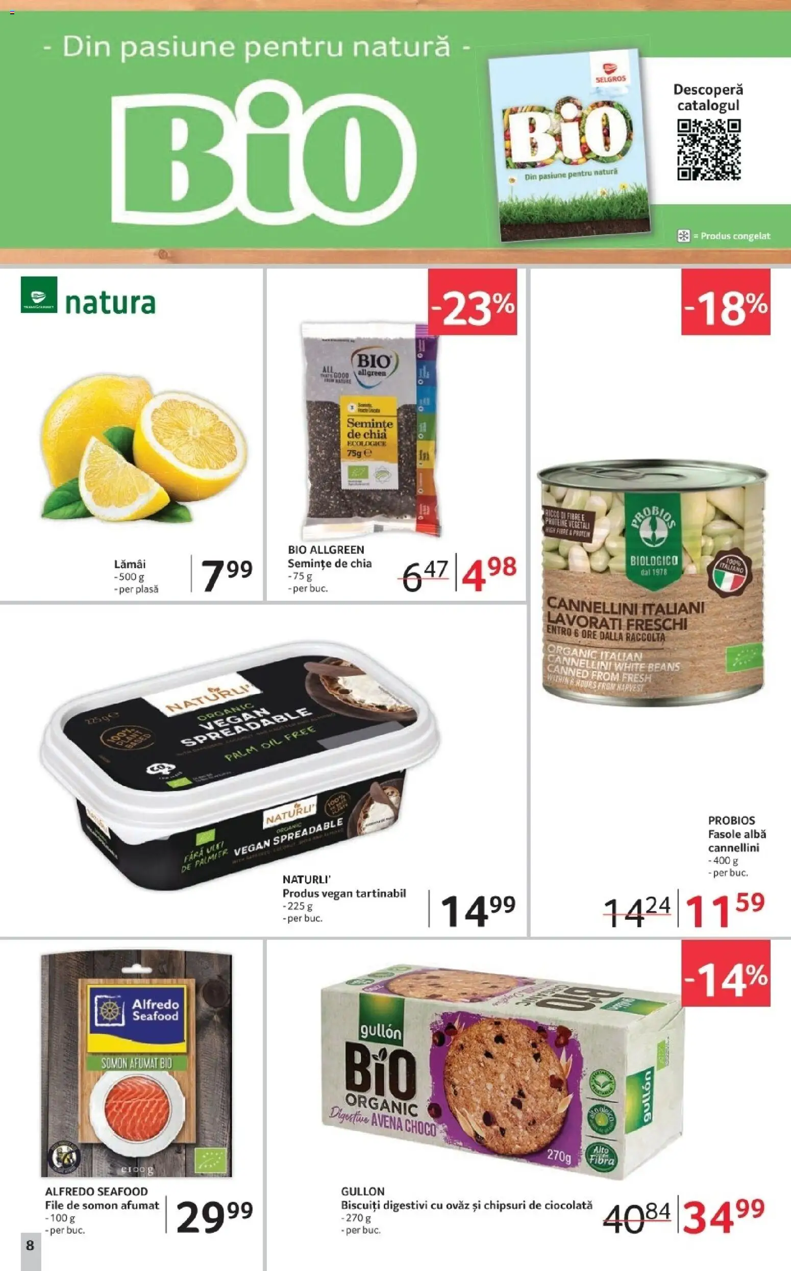 Noul catalog Selgros – valabil de la 31.10.2025 | Pagină: 8 | Produse: Şerit ödül, Semințe, Ciocolată, Fasole albă
